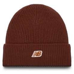 Czapka New Balance. Brązowe czapki męskie New Balance, na zimę, bez wzorów. Za 119.99 zł.