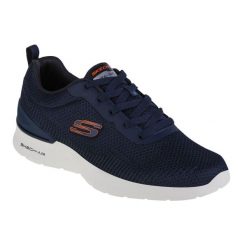 Buty treningowe męskie Skechers Skech air Dynamight Bliton. Niebieskie buty treningowe męskie Skechers, bez wzorów, bez zapięcia, trekkingowe. Za 349.99 zł.
