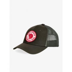 Czapka z daszkiem Fjallraven 1960 Logo Langtradarkeps. Zielone czapki męskie Fjällräven, bez wzorów, sportowe. Za 177.99 zł.