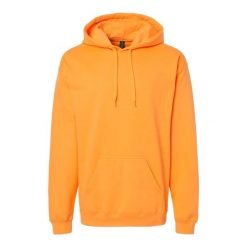 Bluza Z Kapturem Dla Dorosłych Unisex Softstyle Fleece Midweight. Czerwone bluzy nierozpinane męskie GILDAN, m, bez wzorów, bez ramiączek, z kapturem. Za 78.99 zł.