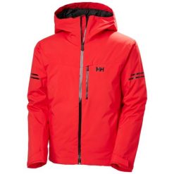 Kurtka narciarska Helly Hansen Swift Team. Czerwone kurtki narciarskie i snowboardowe męskie Helly Hansen, na zimę, m, bez wzorów, bez kaptura, narciarskie. W wyprzedaży za 970.50 zł.