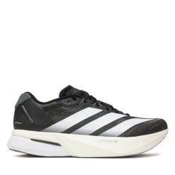 Buty do biegania adidas. Czarne buty do biegania męskie ADIDAS, bez wzorów, bez zapięcia, do biegania. Za 589.99 zł.