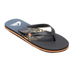 Japonki plażowe męskie Quiksilver Molokai Wordblock. Czarne klapki i japonki męskie Quiksilver, bez wzorów. Za 47.99 zł.
