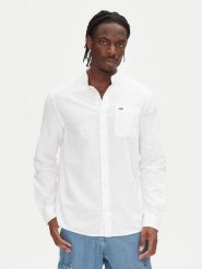 Tommy Jeans Koszula DM0DM20876 Écru Regular Fit. Koszule męskie Tommy Jeans, m, bez wzorów, z bawełny, bez kołnierzyka, bez ramiączek. Za 209.99 zł.