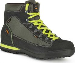 Buty trekkingowe męskie Buty slope gtx-anthracite-lime-uk 11 (46). Zielone buty trekkingowe męskie NoName, bez wzorów, bez zapięcia. Za 646.22 zł.