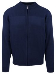 Rozpinany Sweter na Zamek - Lasota - Atramentowy. Niebieskie kardigany męskie M. Lasota, l, bez wzorów, z bawełny, bez ramiączek. Za 249.00 zł.