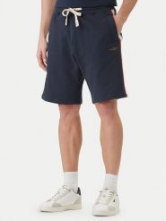 Aeronautica Militare Szorty sportowe 261BF0030UF00677 Granatowy Regular Fit. Niebieskie szorty sportowe męskie Aeronautica Militare, bez wzorów, z bawełny, sportowe. Za 399.99 zł.