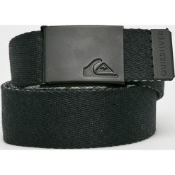 Quiksilver - Pasek. Czarne paski męskie Quiksilver, w paski, z materiału. W wyprzedaży za 69.90 zł.