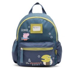 Plecak Peppa Pig. Niebieskie plecaki męskie Peppa Pig, bez wzorów. Za 69.99 zł.