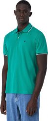 Koszulka męska Champion polo zielona 220897 GS130 XL. Zielone koszulki polo męskie CHAMPION, m, bez wzorów, bez kołnierzyka, bez ramiączek. Za 195.15 zł.