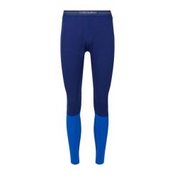 Kalesony termoaktywne męskie icebreaker ZoneKnit 260 400. Niebieskie bielizna termoaktywna męska Icebreaker, m, bez wzorów, bez ramiączek, narciarskie. Za 349.99 zł.
