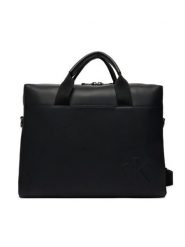 Calvin Klein Torba na laptopa Bold Ck Commuter LV04D3312G Czarny. Czarne torby na laptopa męskie Calvin Klein, bez wzorów, ze skóry. Za 529.99 zł.