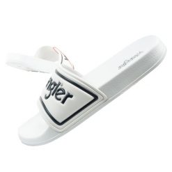 Klapki sportowe męskie Wrangler Averell Slider. Białe klapki i japonki męskie Wrangler, bez wzorów. Za 69.00 zł.