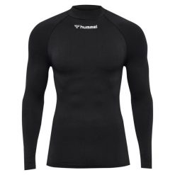 Koszulka z długim rękawem z dekoltem w serek Hummel Comfort 2.0. Czarne koszulki męskie z długim rękawem HUMMEL, bez wzorów, z poliamidu, sportowe, bez kołnierzyka, bez ramiączek. Za 191.00 zł.