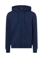 BOSS Orange Bluza męska - Zetalky Mężczyźni Bawełna niebieski jednolity, M. Niebieskie bluzy nierozpinane męskie BOSS Orange, m, bez wzorów, z bawełny, eleganckie, bez ramiączek, bez kaptura. Za 699.95 zł.