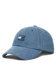 Tommy Jeans Czapka z daszkiem Tjm Heritage Over Dyed Denim Cap AM0AM13853 Niebieski. Niebieskie czapki męskie Tommy Jeans, bez wzorów, z bawełny. Za 209.99 zł.