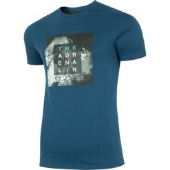 T-shirt męski TSM001 - granat. T-shirty męskie marki 4f. Za 39.99 zł.