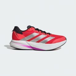 Buty Duramo Speed 2 Running. Czarne buty do biegania męskie ADIDAS, bez wzorów, z materiału, bez zapięcia, do biegania. Za 419.00 zł.