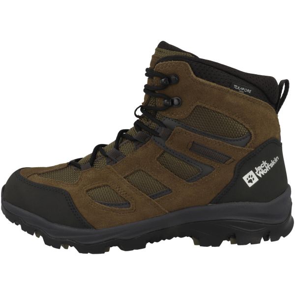 Buty trekkingowe męskie Jack Wolfskin Vojo 3 Texapore Mid. Brązowe buty trekkingowe męskie Jack Wolfskin, bez wzorów, z materiału, bez zapięcia, trekkingowe. Za 679.00 zł.