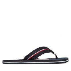 Japonki Tommy Hilfiger. Niebieskie klapki i japonki męskie Tommy Hilfiger, bez wzorów. Za 119.99 zł.