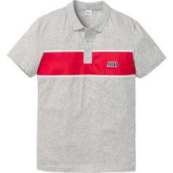 Shirt polo bonprix jasnoszary melanż. Koszulki polo męskie marki bonprix. Za 44.99 zł.