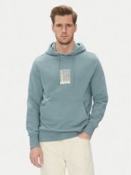 Calvin Klein Jeans Bluza Brush Stroke J30J327525 Niebieski Regular Fit. Niebieskie bluzy nierozpinane męskie Calvin Klein Jeans, m, bez wzorów, z bawełny, bez ramiączek, bez kaptura. Za 229.99 zł.