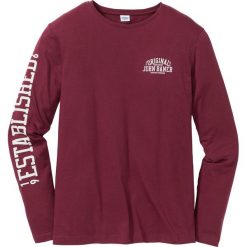 Shirt z długim rękawem Regular Fit bonprix bordowy. Koszulki męskie z długim rękawem marki bonprix. Za 44.99 zł.