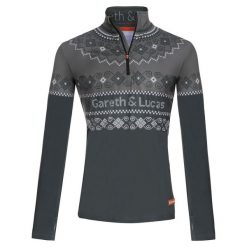 Bluza narciarska Męska Gareth & Lucas Eighty-Two. Białe bluzy z polaru męskie GARETH & LUCAS, l, bez wzorów, z elastanu, sportowe, bez ramiączek, bez kaptura. Za 229.99 zł.