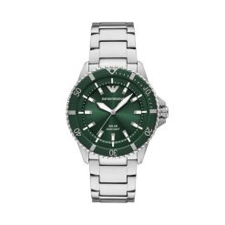 Zegarek Emporio Armani. Szare zegarki męskie Emporio Armani, srebrne. Za 1,279.00 zł.