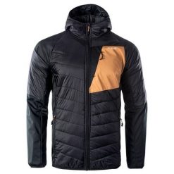 Męska Kurtka Ocieplana Evert. Czarne kurtki męskie ELBRUS, l, bez wzorów, z puchu, sportowe, bez ramiączek, bez kaptura. Za 314.99 zł.