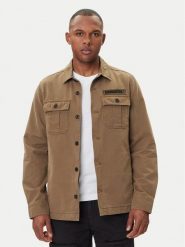 Aeronautica Militare Kurtka przejściowa 252AC0036UCT04233 Zielony Regular Fit. Zielone kurtki męskie Aeronautica Militare, m, bez wzorów, z bawełny, bez ramiączek, bez kaptura. Za 839.99 zł.