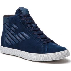 Sneakersy EA7 EMPORIO ARMANI - X8Z005 XK007 00285 Navy. Niebieskie buty sportowe na co dzień męskie EA7 Emporio Armani, z materiału, eleganckie. Za 889.00 zł.