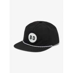 Czapka z daszkiem Black Diamond Synthetic Rope Hat. Czarne czapki męskie Black Diamond, bez wzorów, sportowe. Za 139.99 zł.