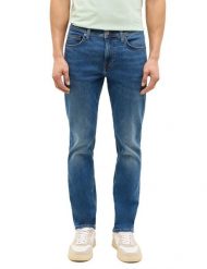 Męskie Spodnie jeansowe Mustang Style Vegas Slim Denim Blue 1016424 5000 583. Niebieskie jeansy męskie Mustang, bez wzorów, z denimu. Za 219.99 zł.