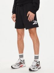 Reebok Szorty sportowe Classic Brand Proud 100067656 Czarny Regular Fit. Czarne szorty sportowe męskie Reebok, bez wzorów, z bawełny, sportowe. Za 109.99 zł.