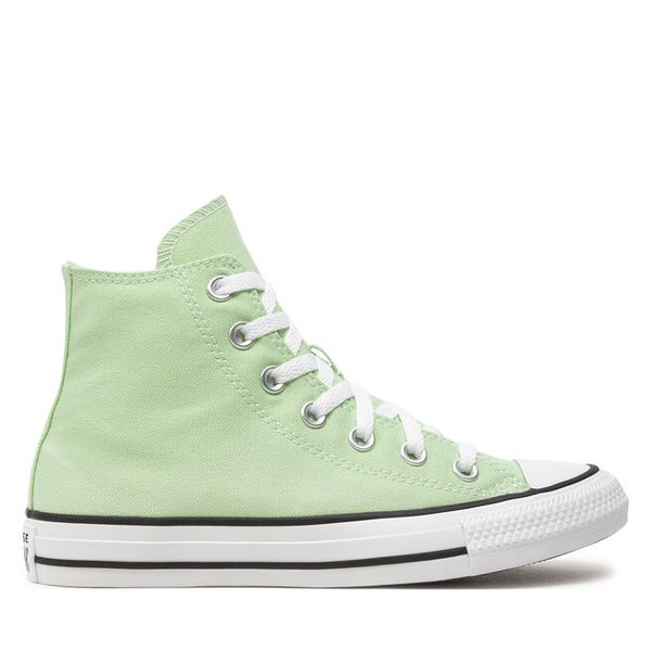 Trampki Converse. Zielone trampki męskie Converse, bez wzorów, retro, bez zapięcia. Za 219.99 zł.
