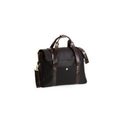 Czarna casual męska torba na ramię brodrene ml15, Kolor wnętrza: Czerwony. Torby na laptopa męskie marki Brødrene. Za 350.00 zł.