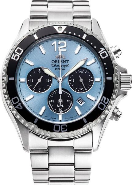 Zegarek męski Orient RA-TX0206L10B srebrny. Szare zegarki męskie Orient, srebrne. Za 1,512.00 zł.