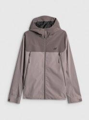 4F Kurtka przejściowa membrana 5000 męska - szara S. Szare kurtki męskie 4f, l, bez wzorów, z materiału, biznesowe, bez ramiączek, bez kaptura. Za 399.99 zł.