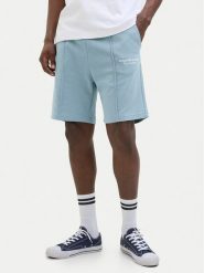 Jack & Jones Szorty sportowe Vesterbro 12252251 Zielony Loose Fit. Zielone szorty sportowe męskie Jack & Jones, bez wzorów, z bawełny, sportowe. Za 79.99 zł.