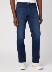 MESKIE SPODNIE WRANGLER TEXAS ARM STRONG 112341387. Jeansy męskie Wrangler, bez wzorów, z jeansu. Za 219.99 zł.