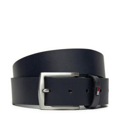 Pasek Męski Tommy Hilfiger. Niebieskie paski męskie Tommy Hilfiger, bez wzorów. Za 139.99 zł.