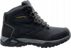 Buty trekkingowe męskie Hi-Tec Medin Mid czarne r. 43. Czarne buty trekkingowe męskie Hi-tec, bez wzorów, bez zapięcia. Za 169.40 zł.