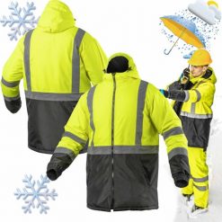 Kurtka męska Högert Technik Kurtka Robocza Ostrzegawcza Ocieplana Zimowa Wodoodporna Leda Żółta 3Xl Hogert Technik Ht5K330-3Xl 5902801304965. Żółte kurtki męskie HOGERT TECHNIK, na zimę, m, bez wzorów, bez ramiączek, bez kaptura. Za 123.99 zł.