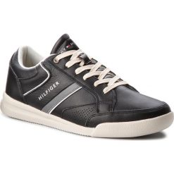 Sneakersy TOMMY HILFIGER - Corporate Detail Leather Sneaker FM0FM01620 Black 990. Buty sportowe na co dzień męskie Tommy Hilfiger. W wyprzedaży za 329.00 zł.