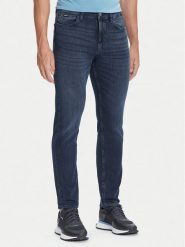 BOSS Jeansy H-Delaware 50544924 Granatowy Slim Fit. Niebieskie jeansy męskie Boss, bez wzorów, z bawełny. Za 639.99 zł.