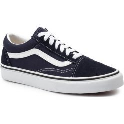 Tenisówki VANS - Old Skool VN0A4BV5V7E1 Night Sky/True White. Niebieskie trampki męskie Vans, bez wzorów, z gumy. Za 319.00 zł.
