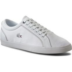 Półbuty LACOSTE - Lenglen 216 1 Spm 7-31SPM0113001 Wht Cnv/Syn. Buty sportowe na co dzień męskie marki Lacoste. W wyprzedaży za 279.00 zł.