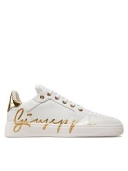 Giuseppe Zanotti Sneakersy RM40006 Biały. Białe buty sportowe na co dzień męskie Giuseppe Zanotti, m, bez wzorów, ze skóry, bez ramiączek, bez kaptura. Za 2,169.00 zł.