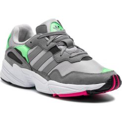 Buty adidas - Yung-96 F35020 Gretwo/Grethr/Shopnk. Szare buty sportowe na co dzień męskie ADIDAS, m, bez wzorów, z materiału, eleganckie, bez ramiączek, bez kaptura. W wyprzedaży za 269.00 zł.